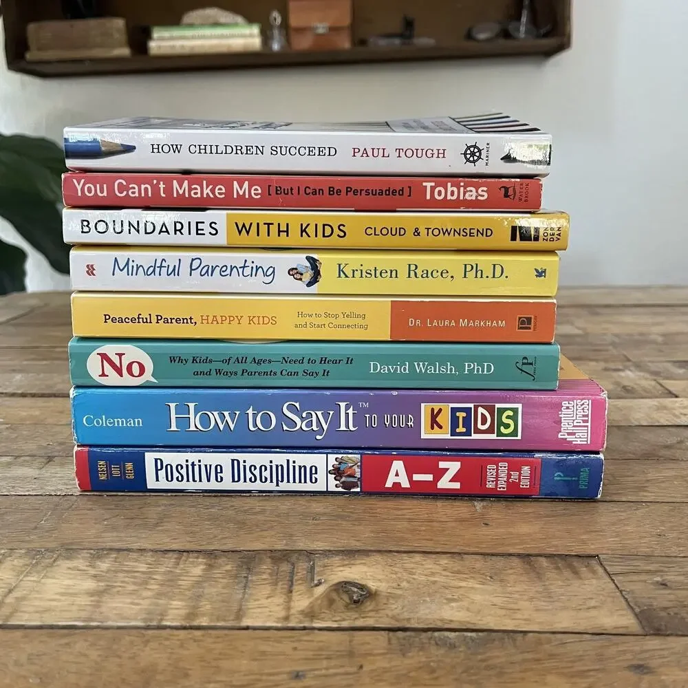Parenting Books Raising Happy Children Lot of 8 Paper Cover MIndful Parenting